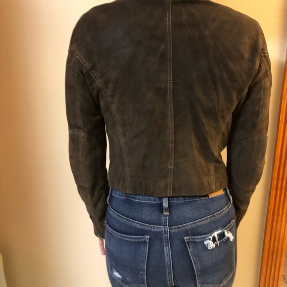 Fall jacket- brown suede. Good condition. - Picture 3 of 6